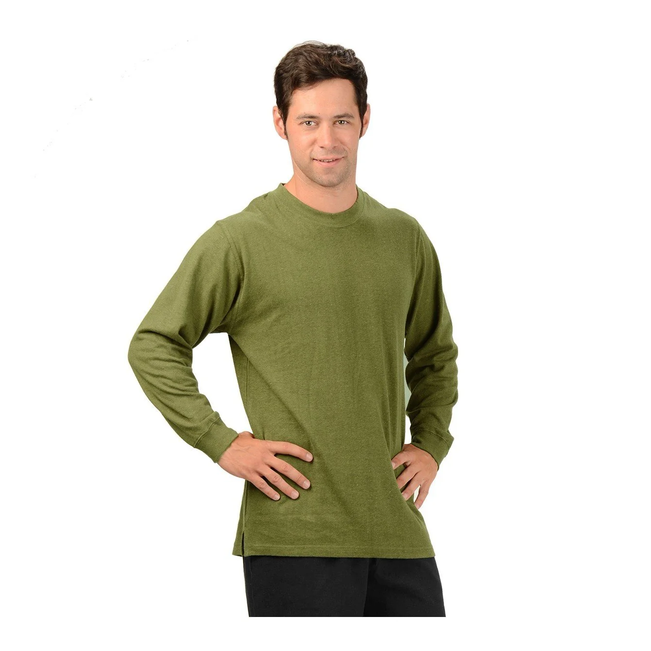 Hemp Long Sleeve T-Shirt - Image 5