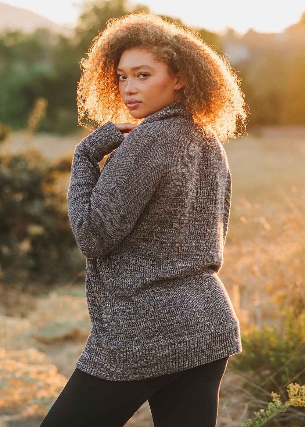 Morana Sweater in Hemp & Cotton Knit - Image 8