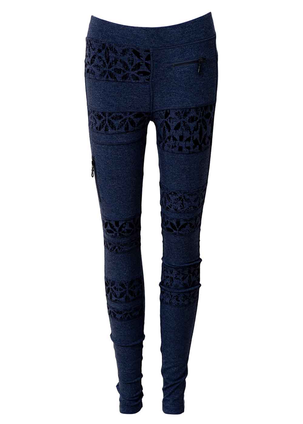 Sinner Leggings in Bamboo & Organic Cotton (BATIK) Print - Image 10