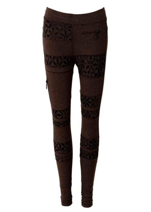 Sinner Leggings in Bamboo & Organic Cotton (BATIK) Print - Image 7