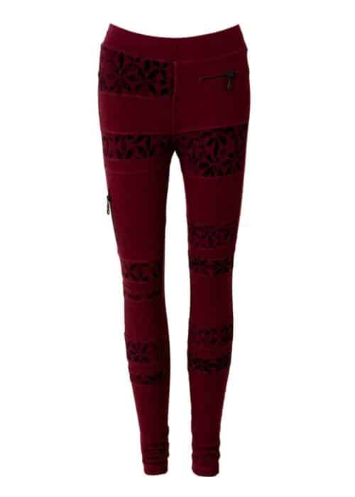 Sinner Leggings in Bamboo & Organic Cotton (BATIK) Print - Image 8