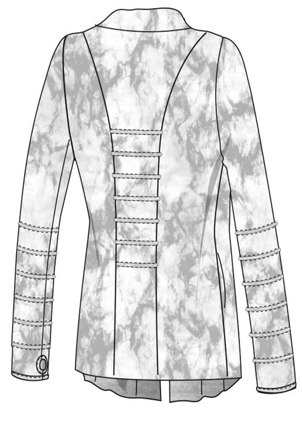 Twilight Tie-Dye Cardigan 2.0 HEMP - Image 14