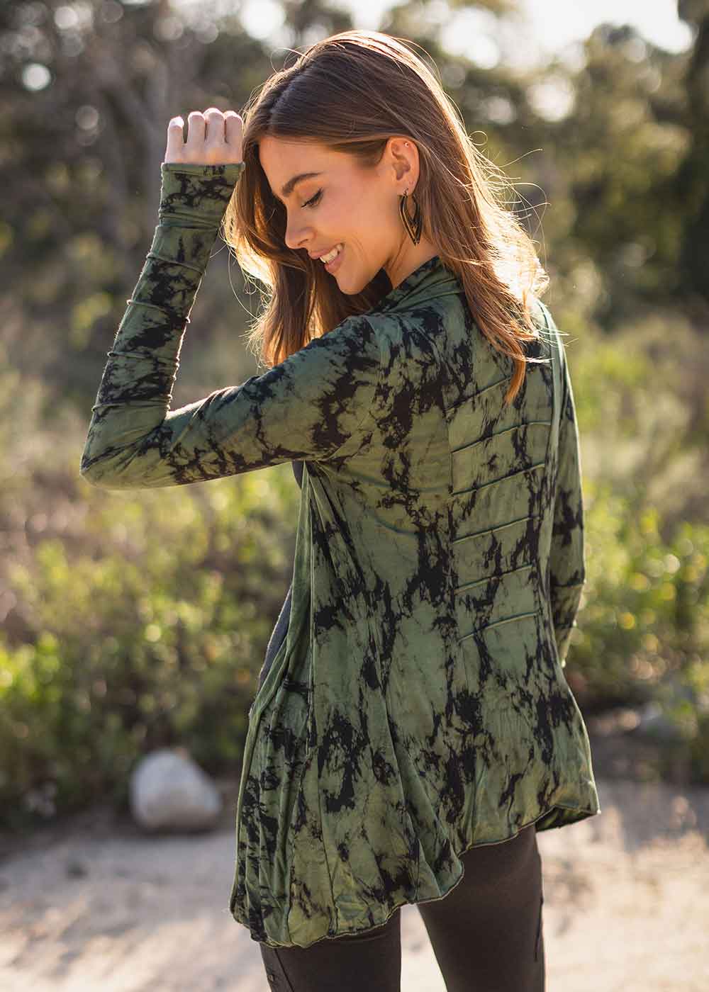 Twilight Tie-Dye Cardigan 2.0 HEMP - Image 8