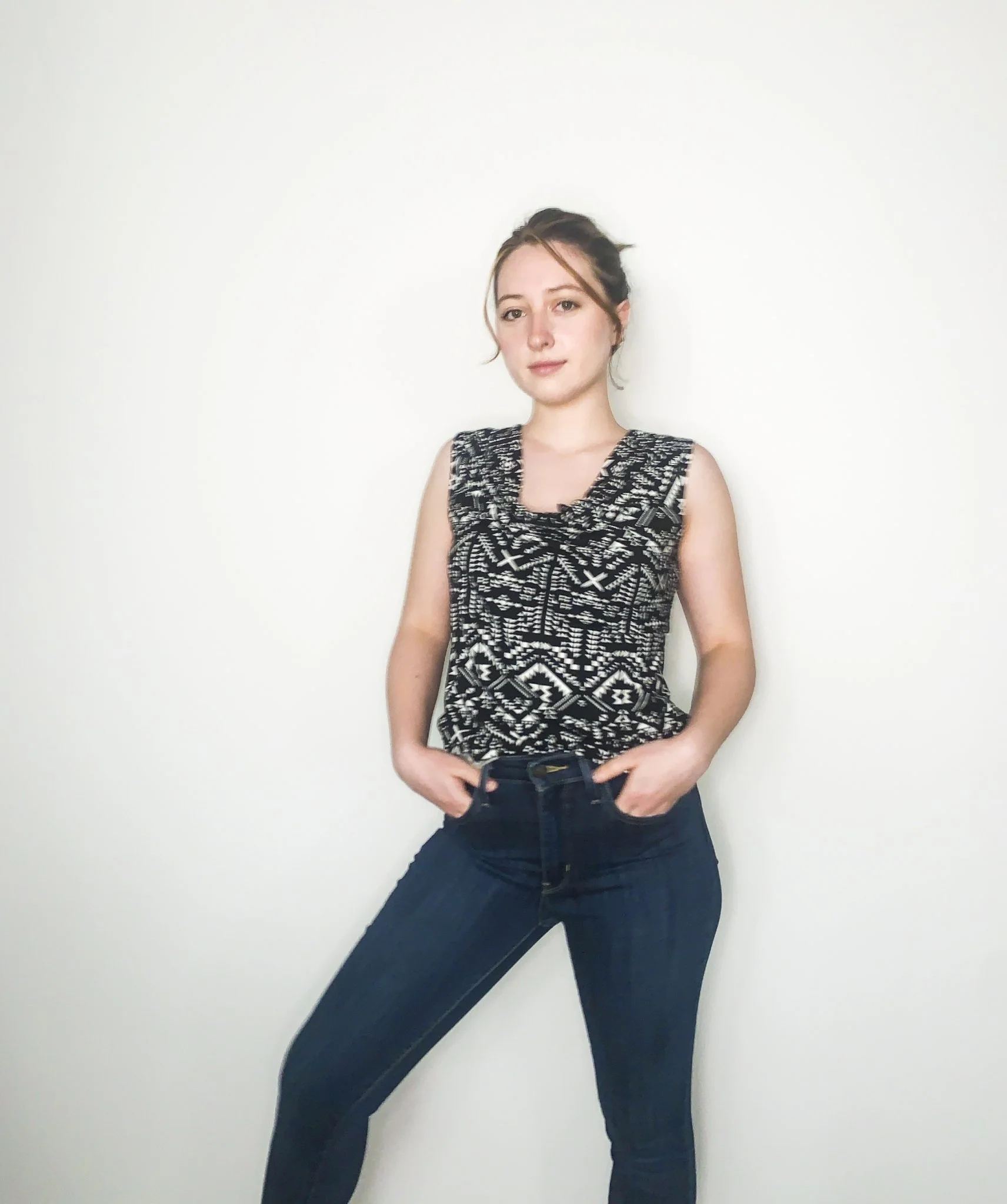 Women's Bamboo Drape Neck Tank - Image 3